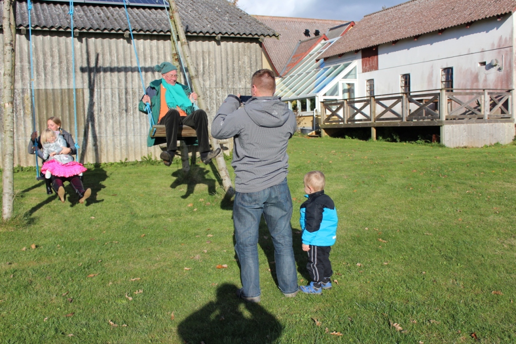Legebørnene gynger